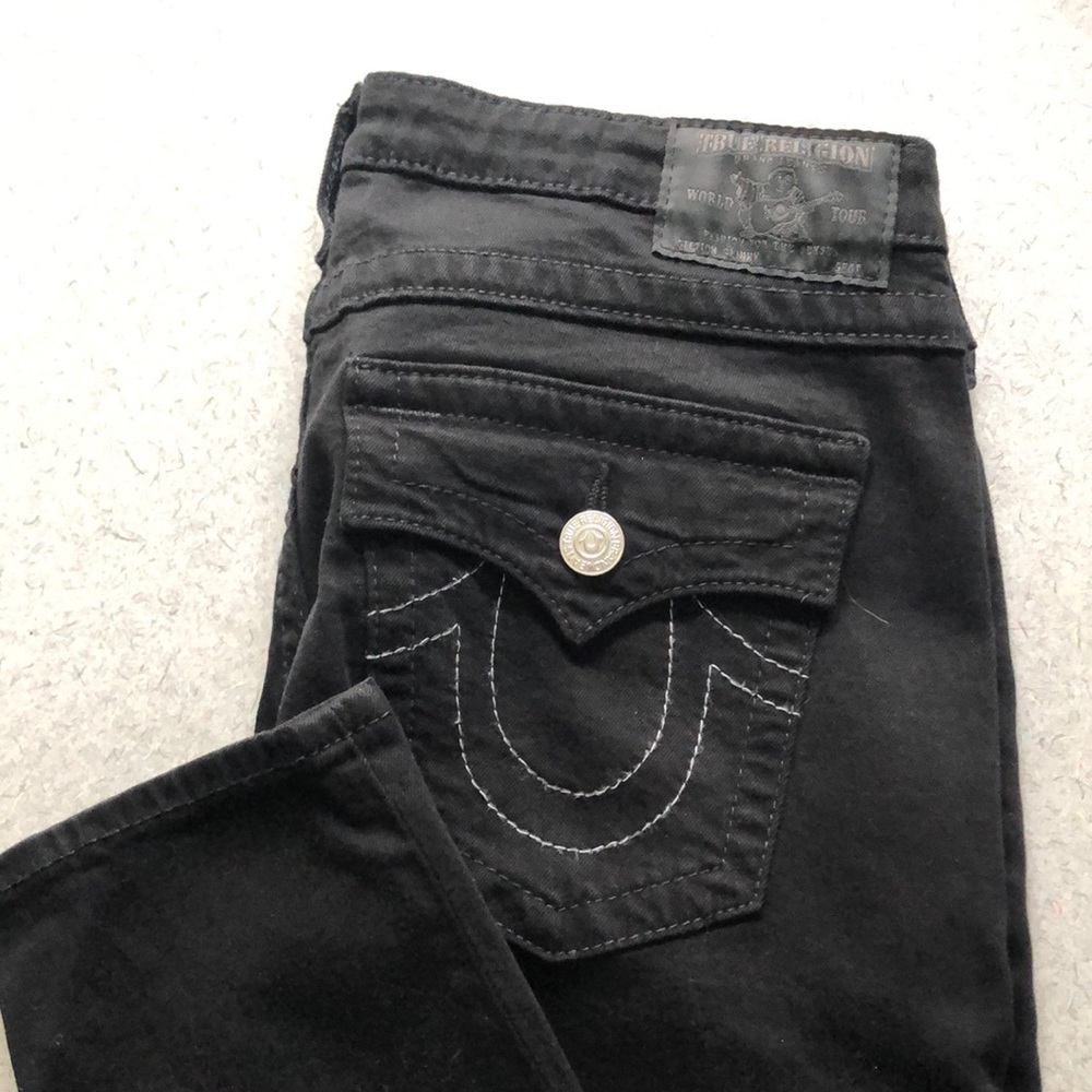 Black true religion jeans